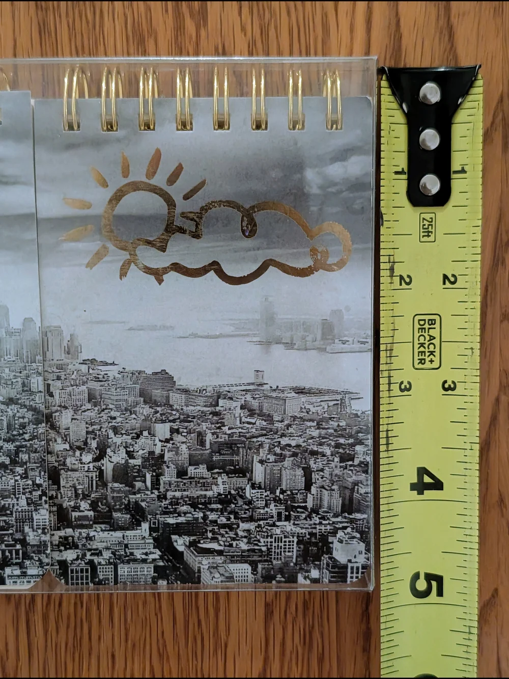Kate Spade Mini Spiral Notepad Set of 3 Monochrome NYC Skyline